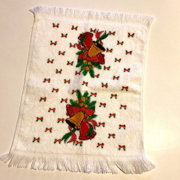 6 Christmas Towels Kitchen Linens Tea Towel Hand Towel Cooking - Picture 8 of 9